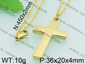 Stainless Steel Gold-plating Pendant - KP44430-Z