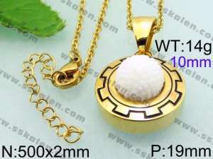 Stainless Steel Gold-plating Pendant - KP46991-Z