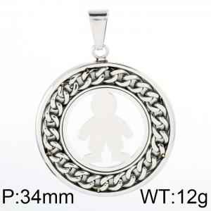 Stainless Steel Popular Pendant - KP47141-K