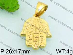 Stainless Steel Gold-plating Pendant - KP48735-Z