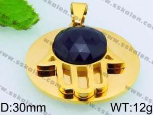 Stainless Steel Gold-plating Pendant - KP50279-Z