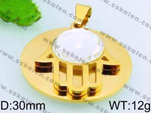 Stainless Steel Gold-plating Pendant - KP50280-Z