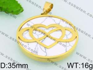 Stainless Steel Gold-plating Pendant - KP51106-K