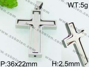 Stainless Steel Cross Pendant - KP52967-JE