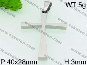 Stainless Steel Cross Pendant - KP53406-JE