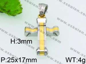 Stainless Steel Cross Pendant - KP53518-JE
