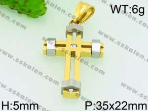 Stainless Steel Cross Pendant - KP53538-JE
