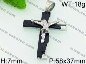 Stainless Steel Cross Pendant - KP53658-JE