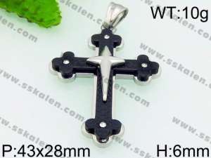 Stainless Steel Cross Pendant - KP53667-JE