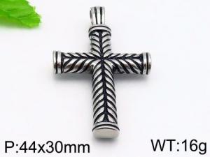 Stainless Steel Cross Pendant - KP56713-TGX
