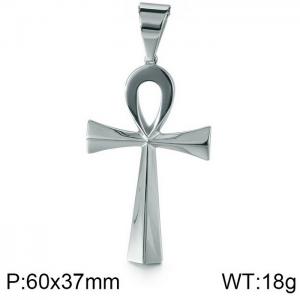Stainless Steel Cross Pendant - KP57175-BD