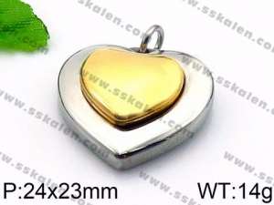 Stainless Steel Gold-plating Pendant - KP58113-Z