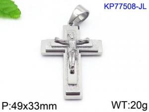 Stainless Steel Cross Pendant - KP77508-JL