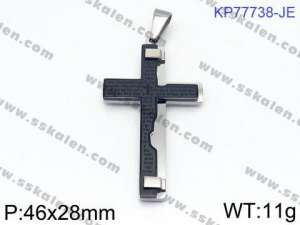 Stainless Steel Cross Pendant - KP77738-JE