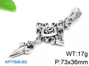 Stainless Steel Popular Pendant - KP77806-BD