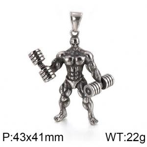 Stainless Steel Popular Pendant - KP78124-K