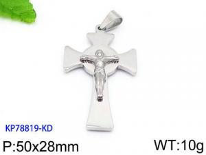 Stainless Steel Cross Pendant - KP78819-KD