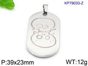 Stainless Steel Popular Pendant - KP79033-Z