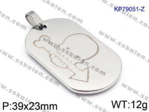 Stainless Steel Popular Pendant - KP79051-Z