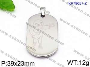 Stainless Steel Popular Pendant - KP79057-Z