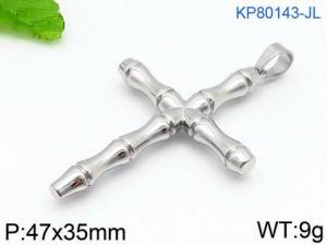 Stainless Steel Cross Pendant - KP80143-JL