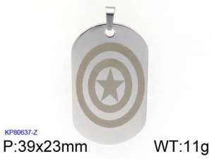 Stainless Steel Popular Pendant - KP80637-Z