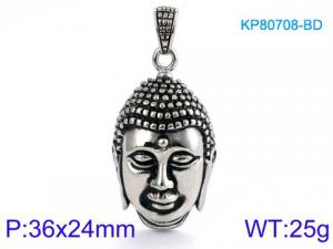 Stainless Steel Popular Pendant - KP80708-BD