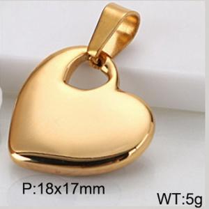 Stainless Steel Gold-plating Pendant - KP80866-Z