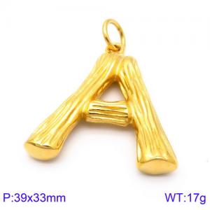 Stainless Steel Gold-plating Pendant - KP82097-KHX