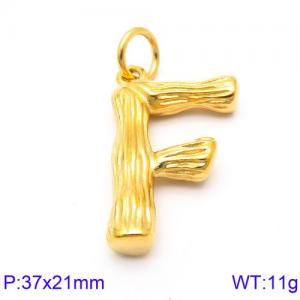 Stainless Steel Gold-plating Pendant - KP82102-KHX