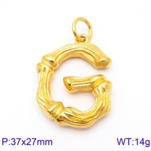 Stainless Steel Gold-plating Pendant - KP82103-KHX