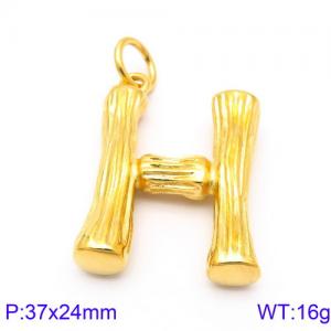 Stainless Steel Gold-plating Pendant - KP82104-KHX