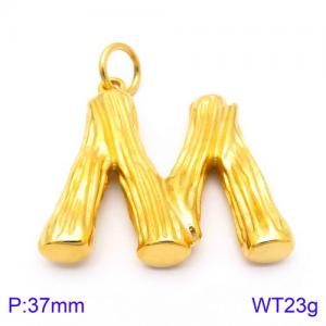 Stainless Steel Gold-plating Pendant - KP82110-KHX