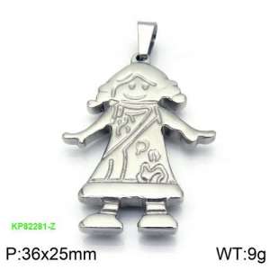 Stainless Steel Popular Pendant - KP82281-Z