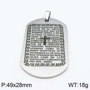 Stainless Steel Popular Pendant - KP82675-Z