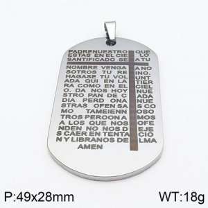 Stainless Steel Popular Pendant - KP82677-Z