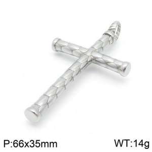 Stainless Steel Cross Pendant - KP94679-TBC