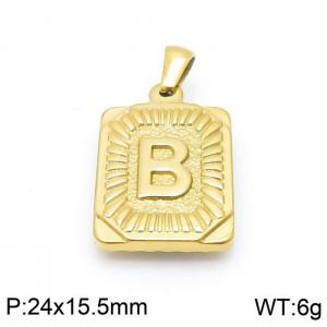 Stainless Steel Gold-plating Pendant - KP97118-LB