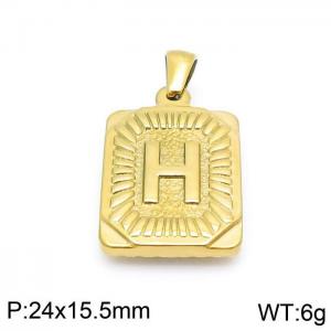Stainless Steel Gold-plating Pendant - KP97124-LB