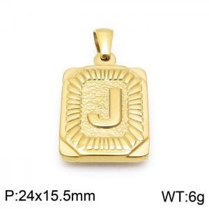 Stainless Steel Gold-plating Pendant - KP97126-LB