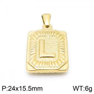 Stainless Steel Gold-plating Pendant - KP97128-LB
