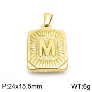 Stainless Steel Gold-plating Pendant - KP97129-LB