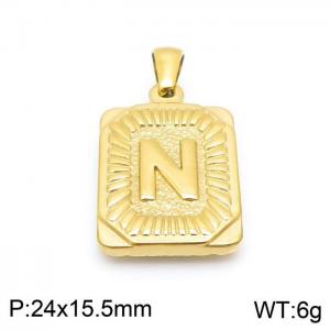 Stainless Steel Gold-plating Pendant - KP97130-LB