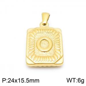 Stainless Steel Gold-plating Pendant - KP97131-LB
