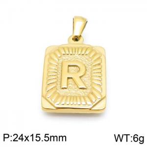 Stainless Steel Gold-plating Pendant - KP97134-LB