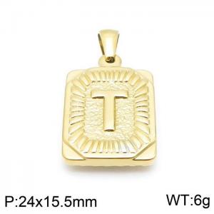 Stainless Steel Gold-plating Pendant - KP97136-LB