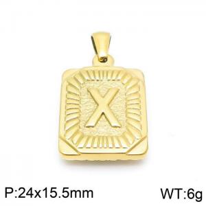 Stainless Steel Gold-plating Pendant - KP97140-LB