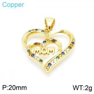 Copper Pendant （ Mother's Day） - KP97439-Z