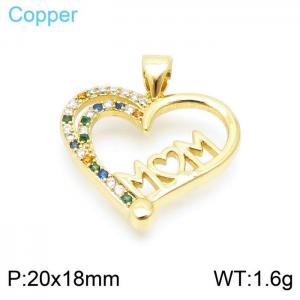 Copper Pendant （ Mother's Day） - KP97440-Z