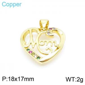 Copper Pendant （ Mother's Day） - KP97443-Z